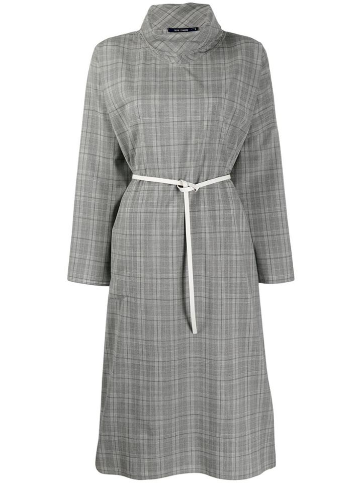 Sofie D'hoore Tartan Dress - Grey