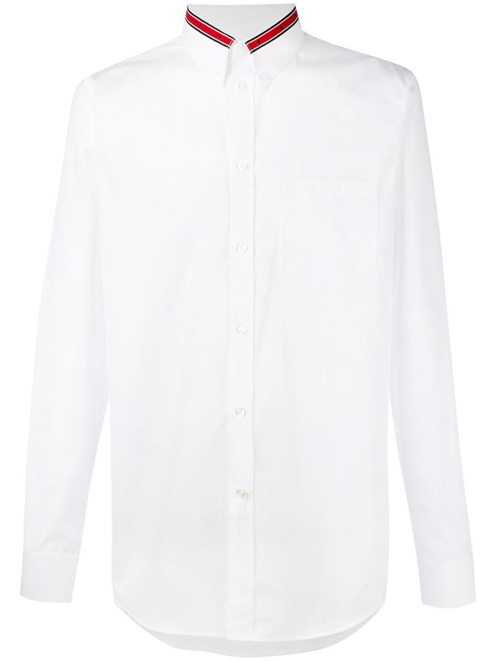 Givenchy - Star Trim Shirt - Men - Cotton - 39, White, Cotton