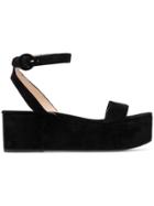 Prada Flatform Sandals - Black