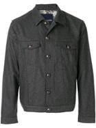 Jacob Cohen Leaf Lining Denim Jacket - Grey