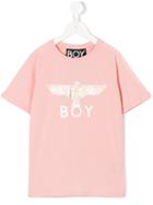 Boy London - Eagle T-shirt - Kids - Cotton - 11 Yrs, Pink/purple