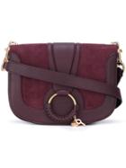 See By Chloé Hana Crossbody Bag, Women's, Pink/purple, Goat Skin/leather/cotton