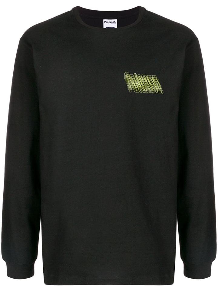 Paterson. Geometric Logo Sweater - Black