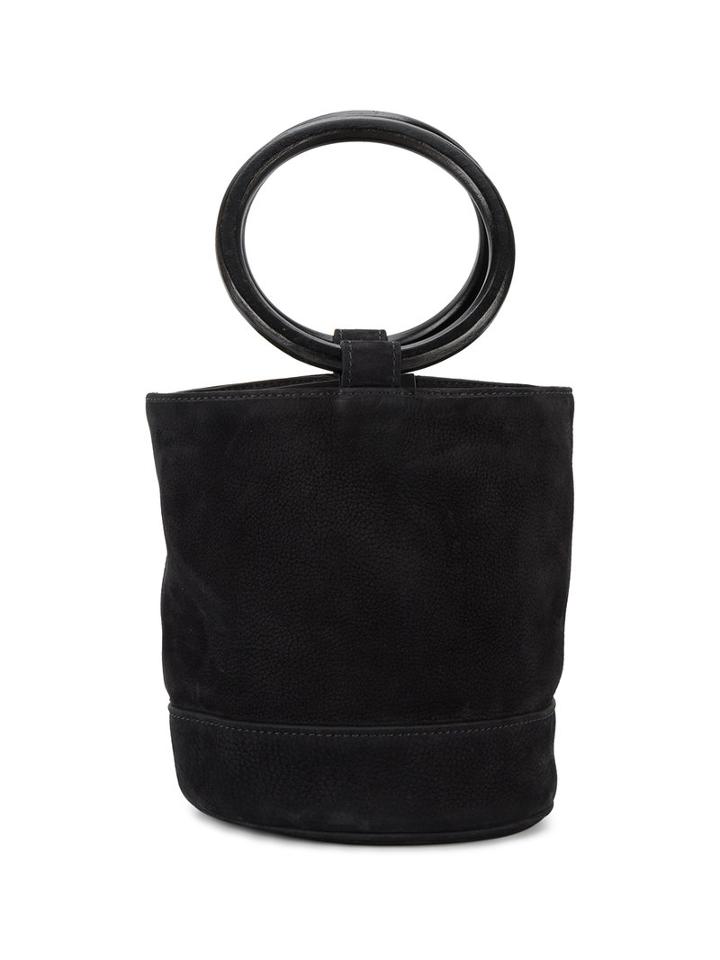 Simon Miller - Bonsai 20 Bucket Bag - Women - Wood/suede - One Size, Women's, Black, Wood/suede