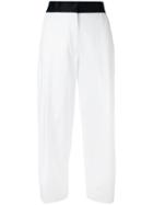 Alberto Biani High-waisted Trousers - White