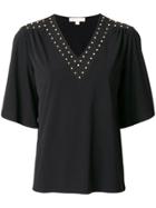 Michael Michael Kors Studded Shift T-shirt - Black