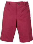 Pt01 Pleated Short Chino Trousers