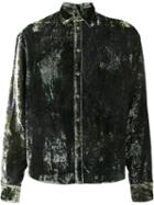 Y / Project Velvet Shirt, Adult Unisex, Size: 44, Green, Silk/viscose