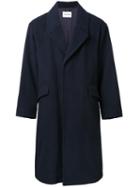Monkey Time Single Breasted Coat, Men's, Size: Small, Black, Wool/polyester/nylon