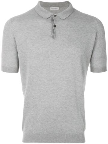 John Smedley John Smedley Rhodes Silver Natural (vegetable)->cotton -