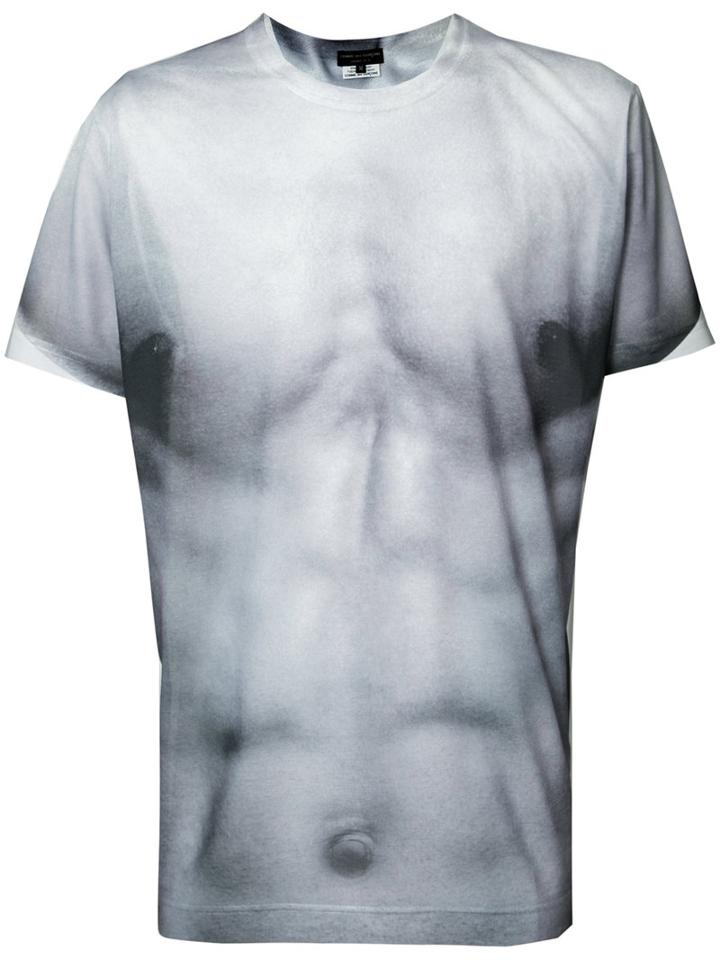 Comme Des Garçons Homme Plus - Torso Print T-shirt - Men - Cotton - L, Grey, Cotton