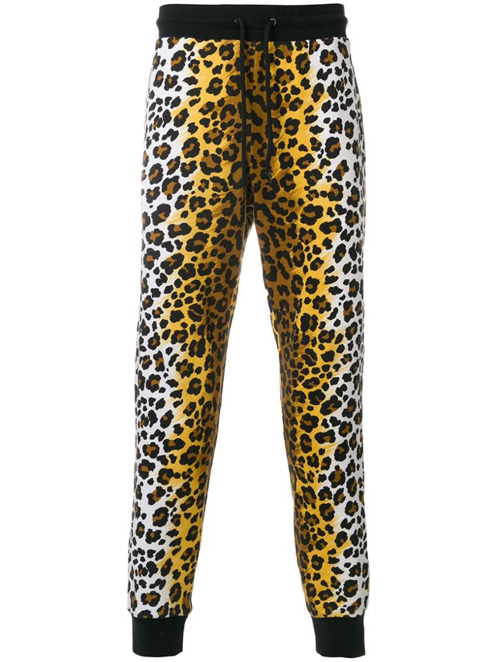 Love Moschino Leopard Print Track Pants - Multicolour