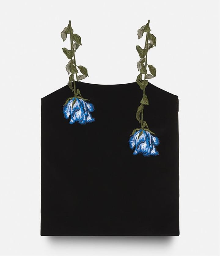 Christopher Kane Embroidered Flower Top