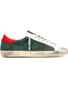 Golden Goose Deluxe Brand Super Star Sneakers, Men's, Size: 41, Green, Leather/suede/rubber