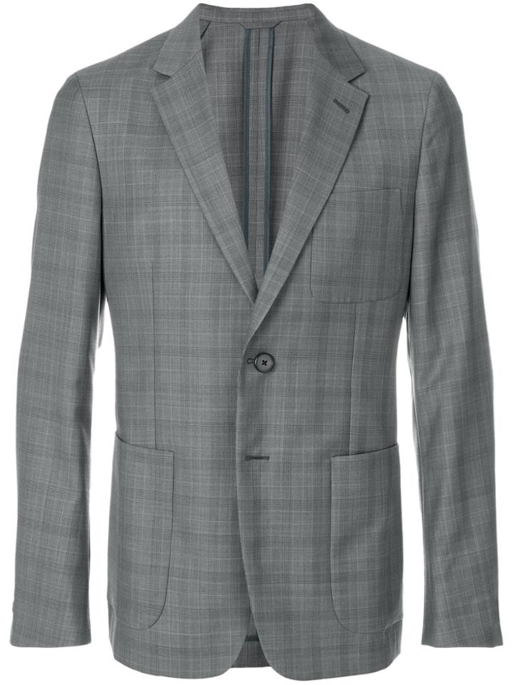 Prada Check Blazer - Grey