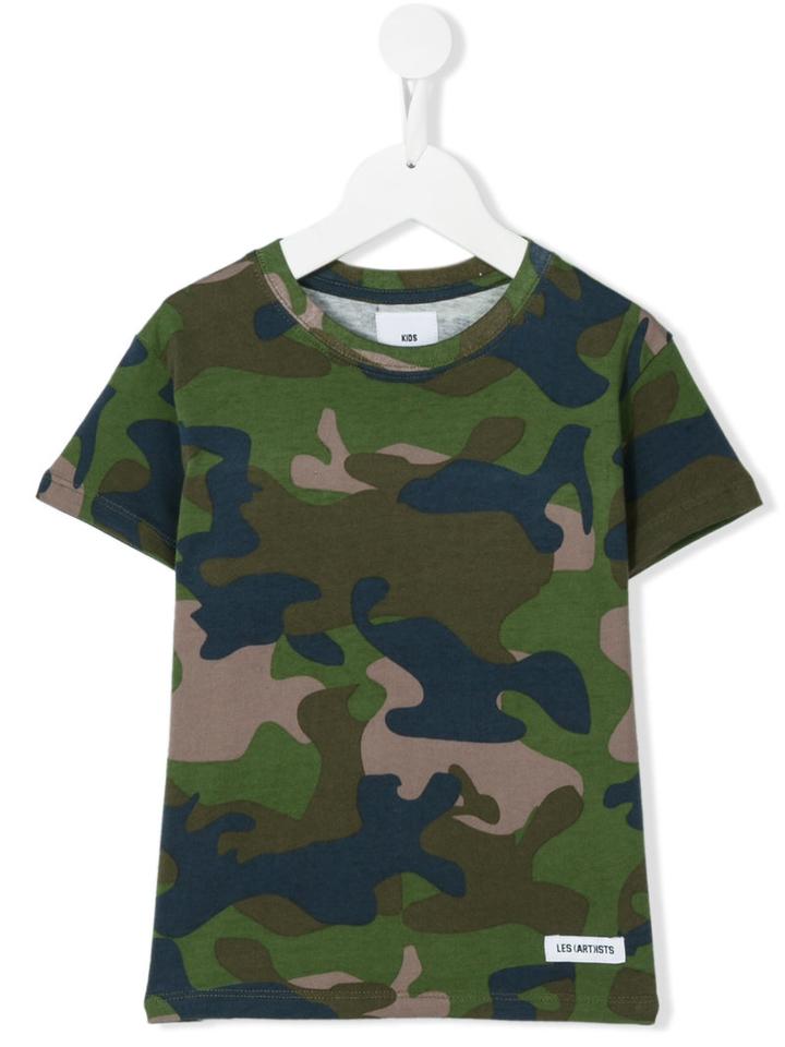 Les (art)ists - Pharrell Camouflage T-shirt - Kids - Cotton - 12 Yrs, Green
