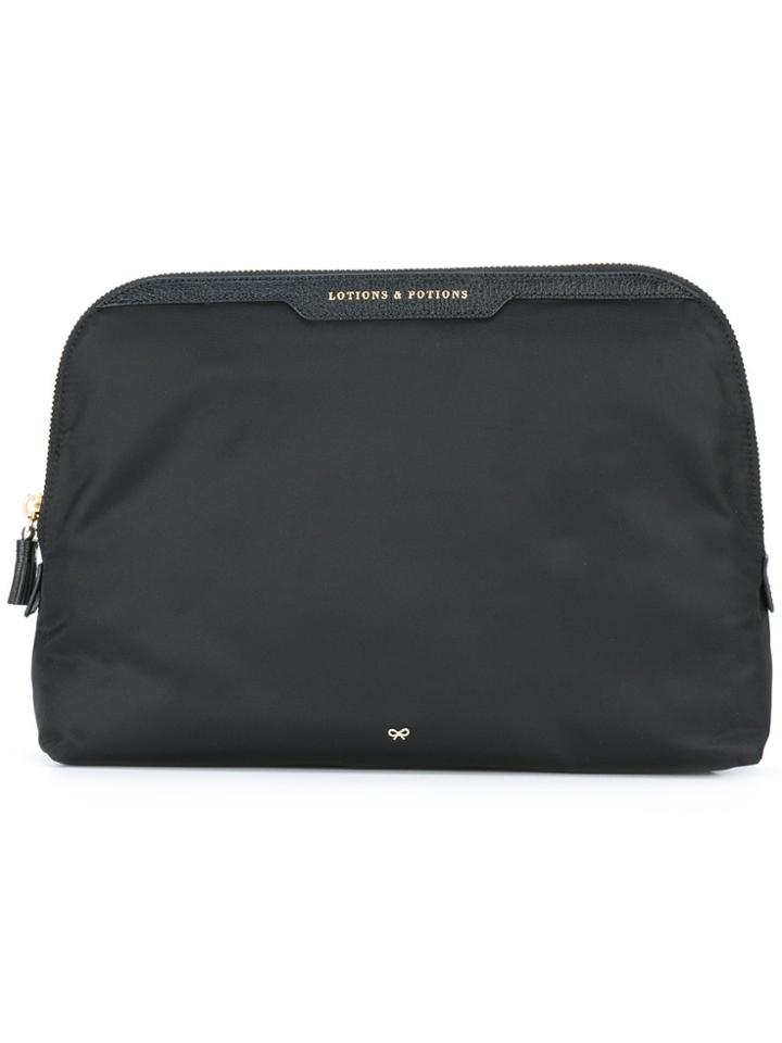 Anya Hindmarch Lotion And Potion Make-up Bag - Black