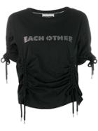 Each X Other Drawstring T-shirt - Black