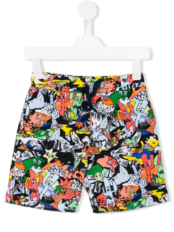 Kenzo Kids Cartoon Print Shorts, Toddler Boy's, Size: 2 Yrs