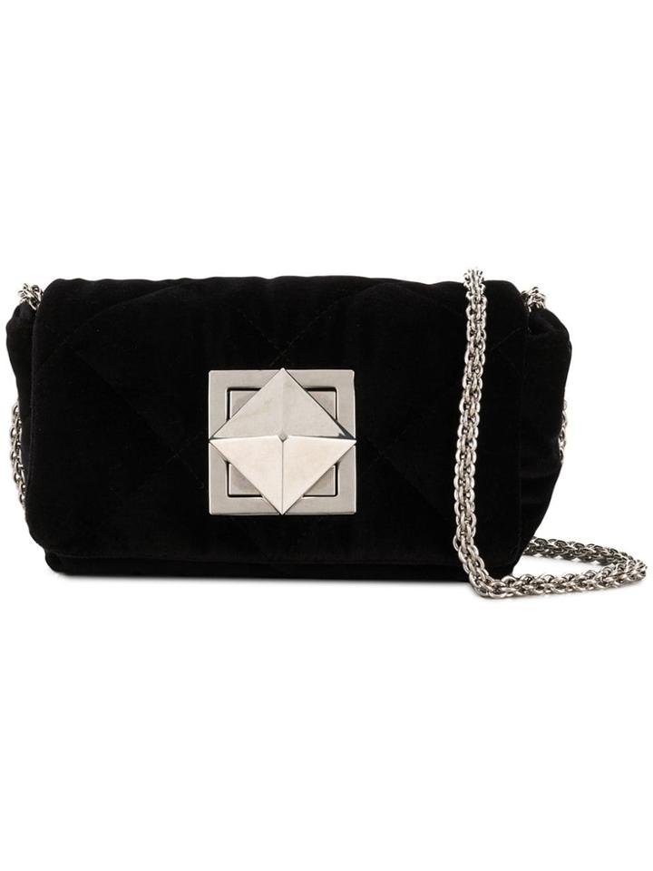 Sonia Rykiel Velvet Clutch - Black