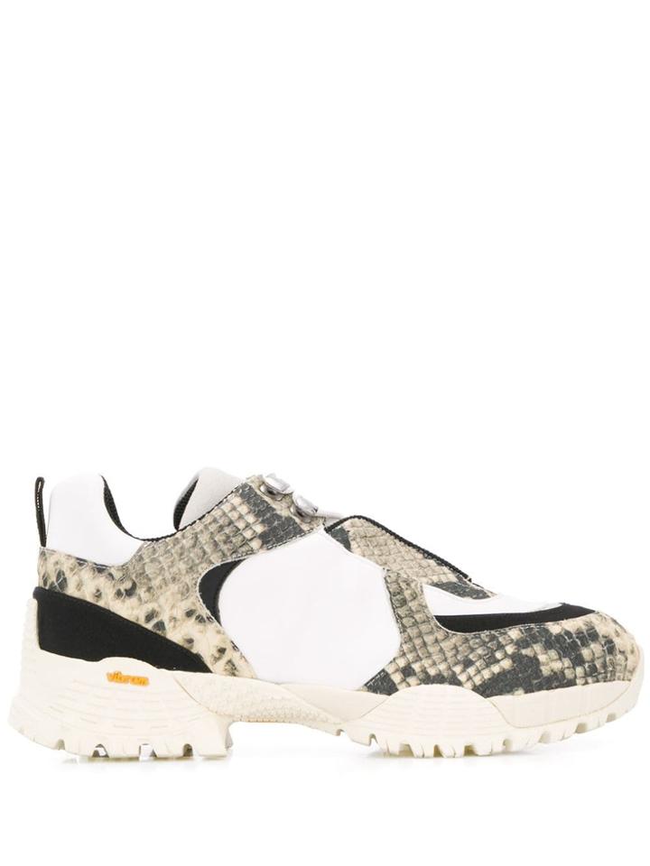 1017 Alyx 9sm Panelled Low-top Sneakers - Neutrals