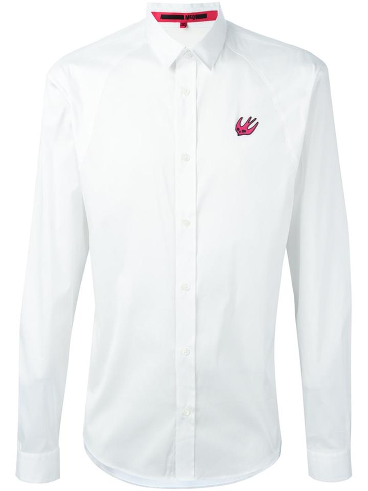Mcq Alexander Mcqueen 'swallow Harness' Shirt - White