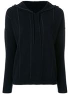 N.peal Cashmere Chain Embellished Hooded Sweater - Blue
