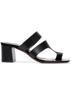 Neous Black Anthos 55 Leather Sandals