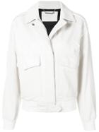 Givenchy Zipped Biker Jacket - White
