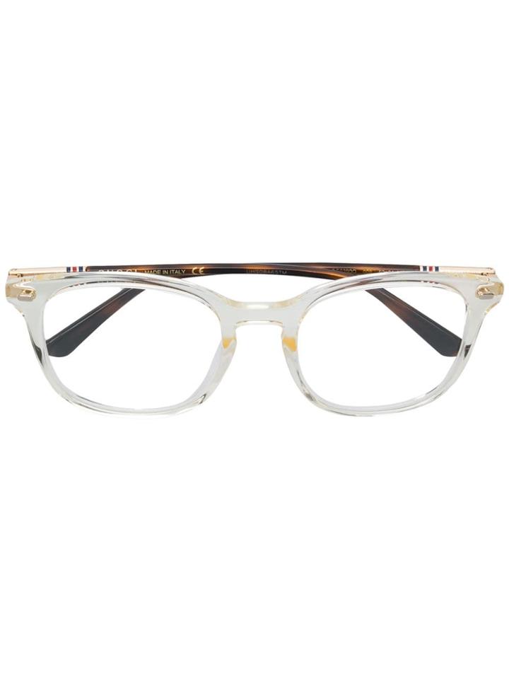 Gucci Eyewear Square Acetate Glasses - White