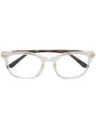 Gucci Eyewear Square Acetate Glasses - White