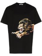 Givenchy Lion Print T-shirt - Black
