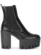 Stella Mccartney Black Monster 120 Platform Ankle Boots
