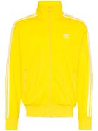 Adidas Striped Track Jacket - Yellow