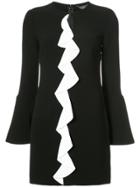 Rachel Zoe Frill Detail Dress - Black