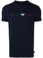 Emporio Armani Three-colour Logo T-shirt - Blue