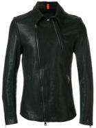 Tom Rebl Off-centre Zip Fastening Jacket - Black