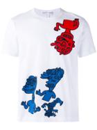 Comme Des Garçons Shirt Multi-prints T-shirt - White