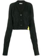 Aalto Short V-neck Cardigan - Black