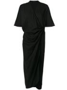 Federica Tosi Kimono Style Wrap Dress - Black