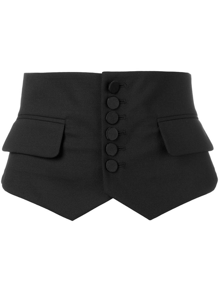 Dsquared2 Buttoned Corset - Black