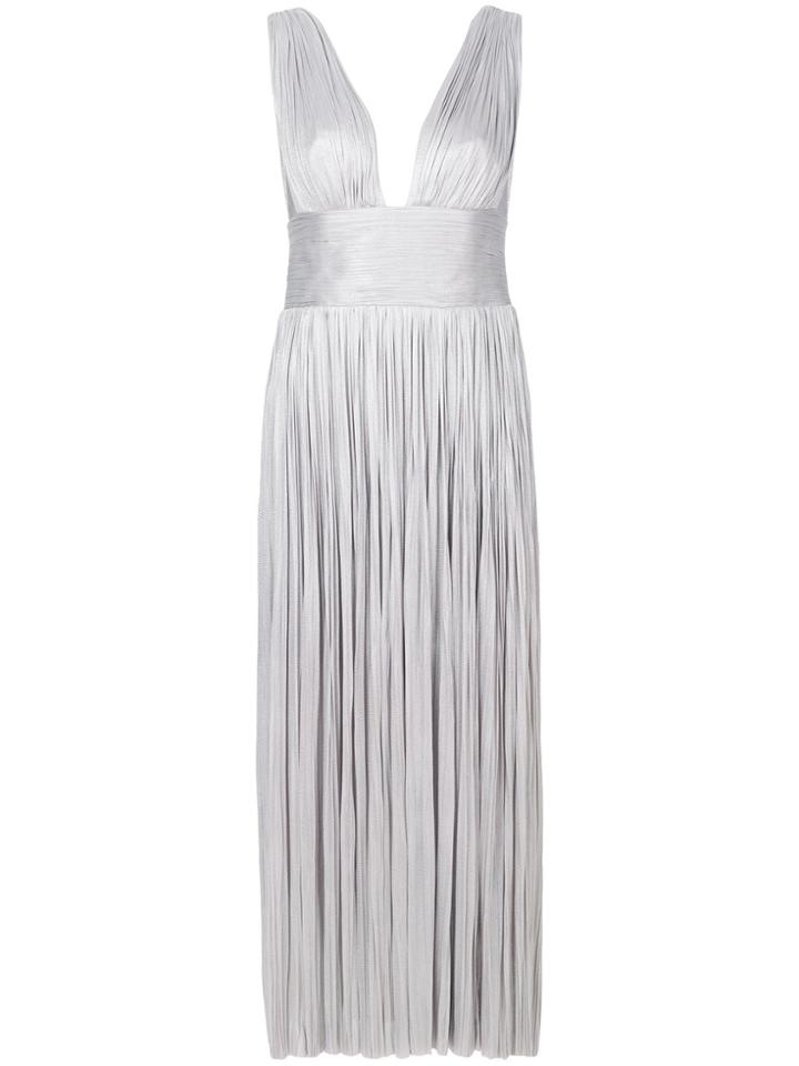 Maria Lucia Hohan Liah V-neck Dress - Metallic