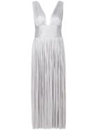 Maria Lucia Hohan Liah V-neck Dress - Metallic