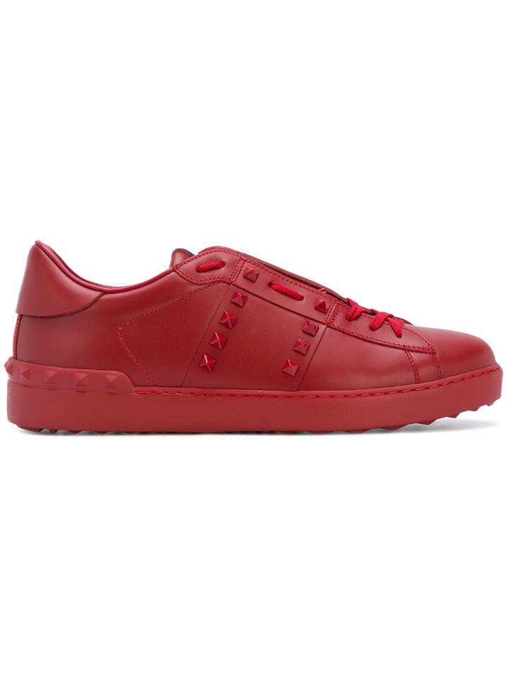 Valentino Garavani Rockstud Untitled Sneakers - Red