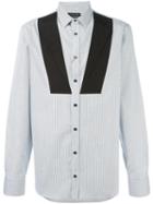 Alexander Mcqueen Lapel Detailed Shirt, Men's, Size: 16, White, Cotton