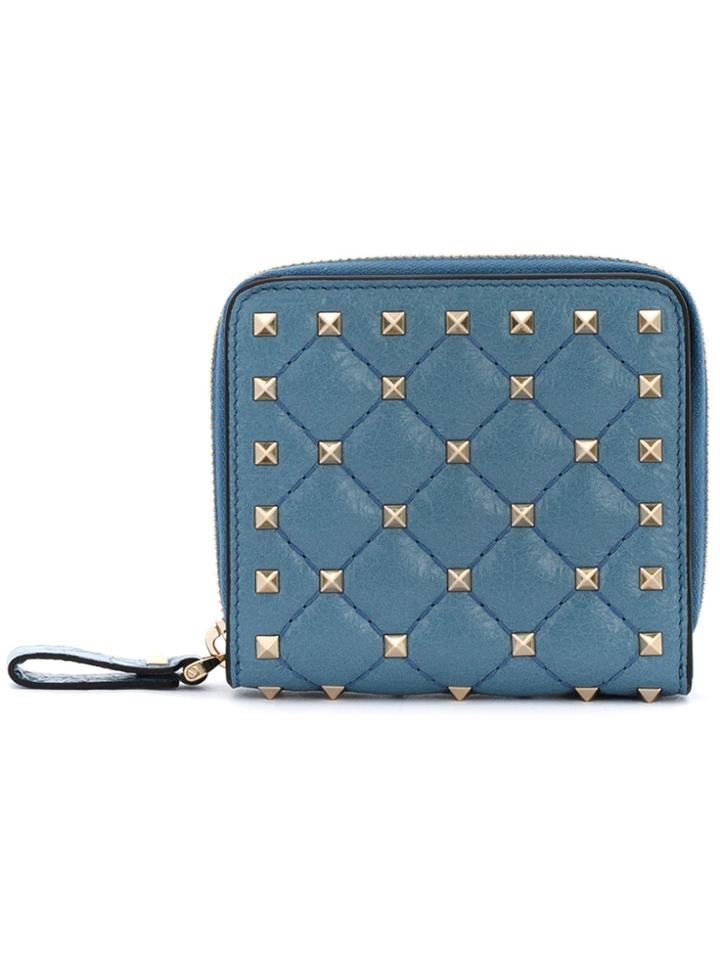 Valentino Valentino Garavani Rockstud Spike Wallet - Grey