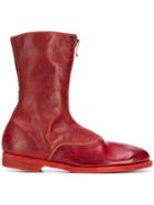 Guidi Horse Zipped Boots - Red