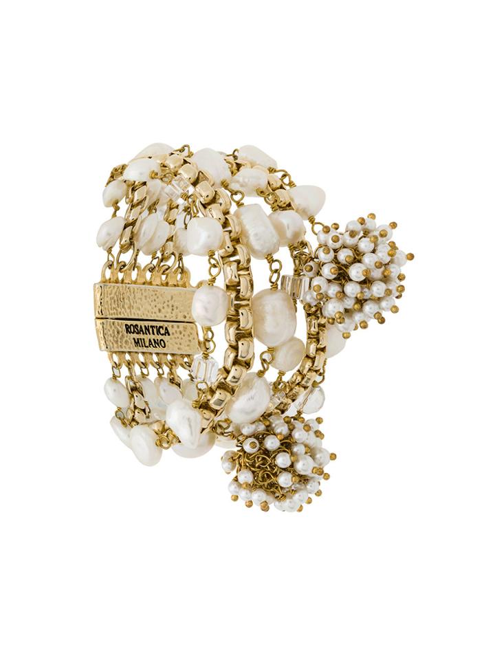 Rosantica Multi String Bracelet - Metallic