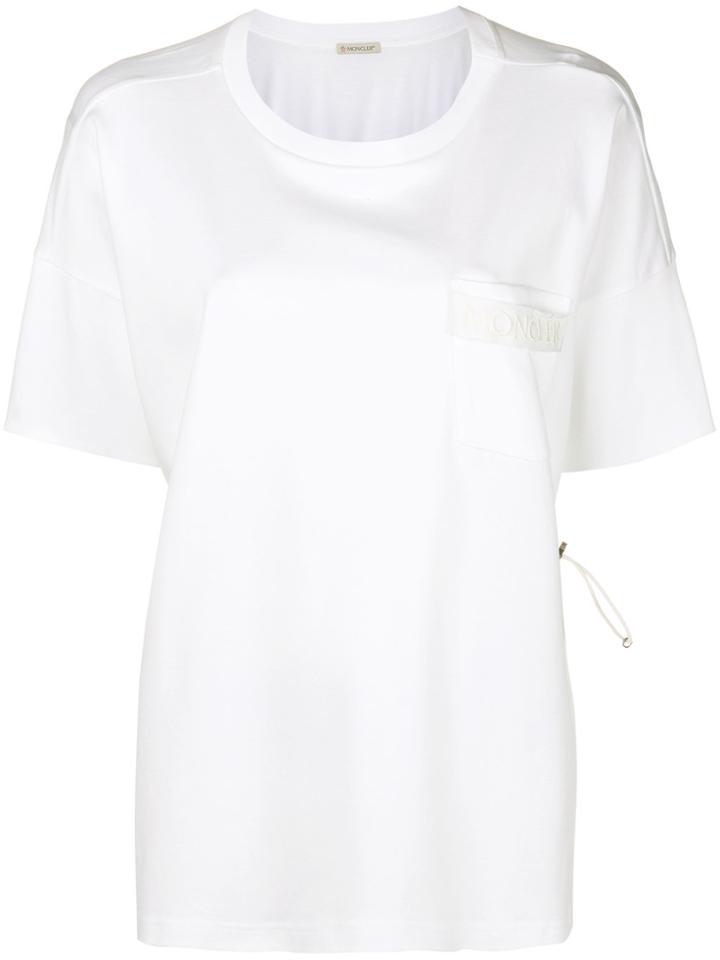 Moncler Logo Flared T-shirt - White