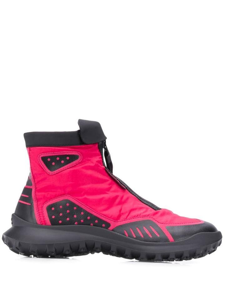 Camper Lab Zip-up Boots - Pink